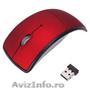 Mouse optic wireless pliabil USB receveir nano USB 2, 4 Ghz (ROSU) *Model NOU