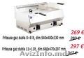 Friteuze inox gaz de banc profesionale